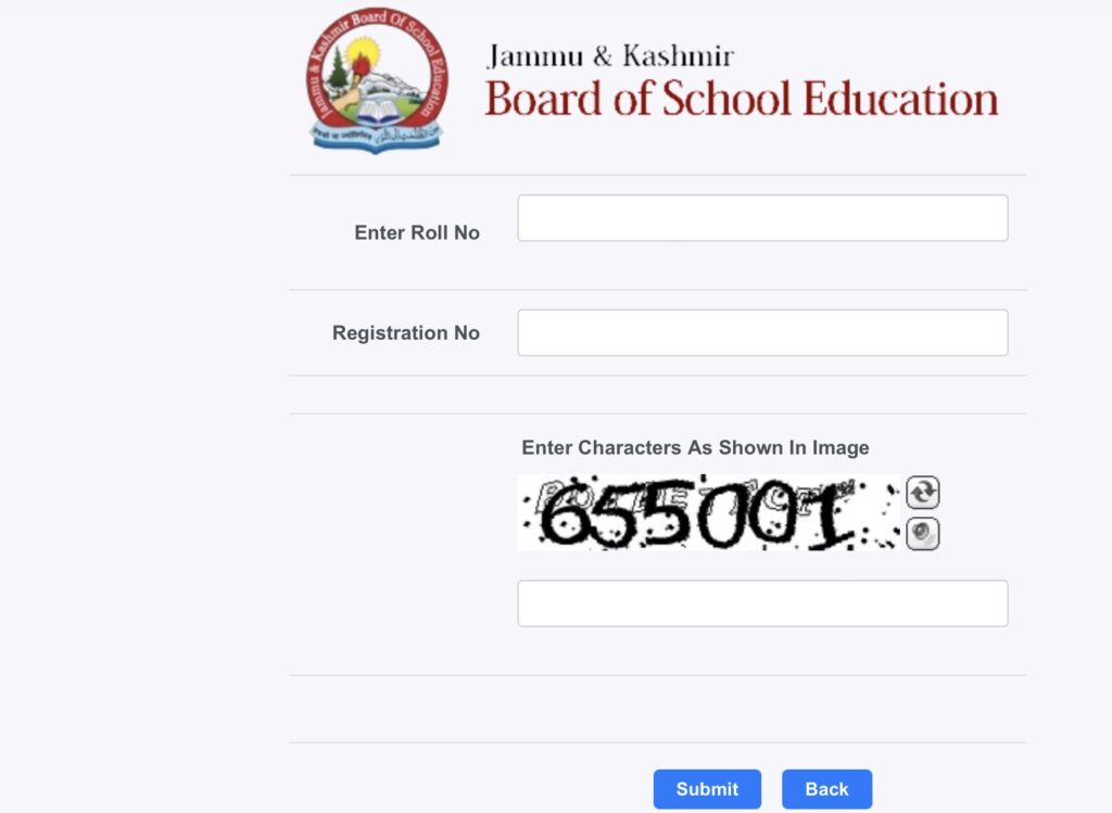 JKBOSE 12th Result
