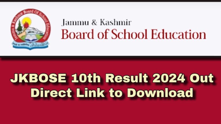 JKBOSE 10th Result