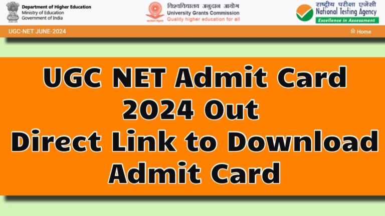 UGC NET Admit Card