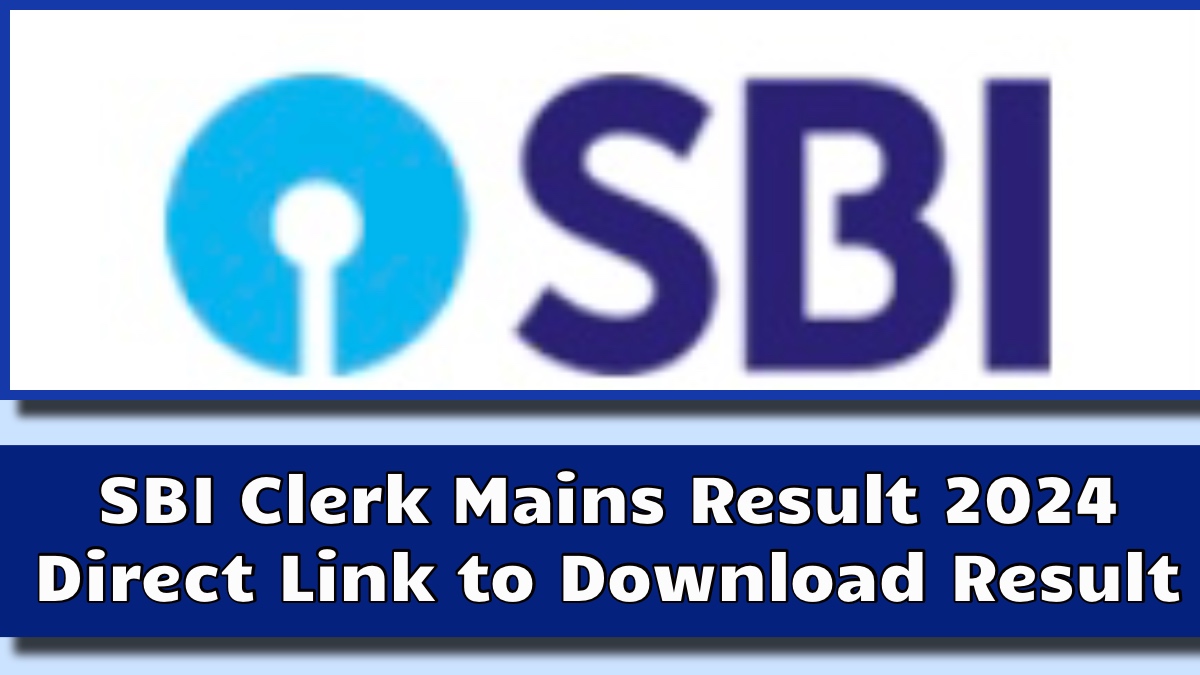 SBI Clerk Mains Result