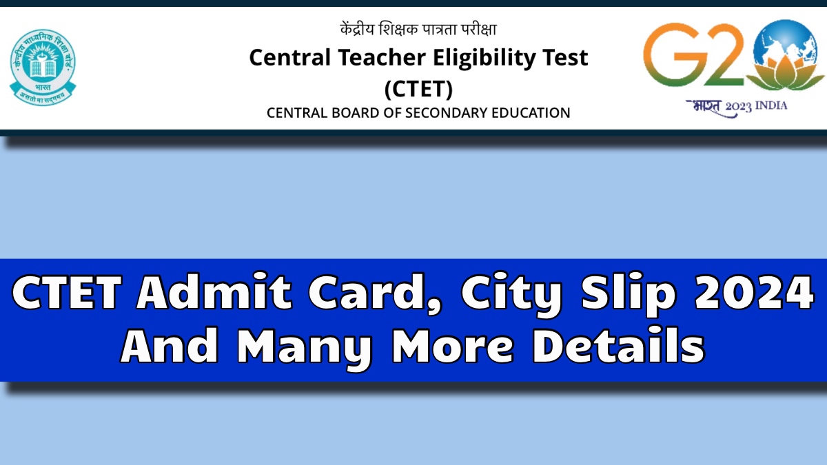 CTET Admit Card