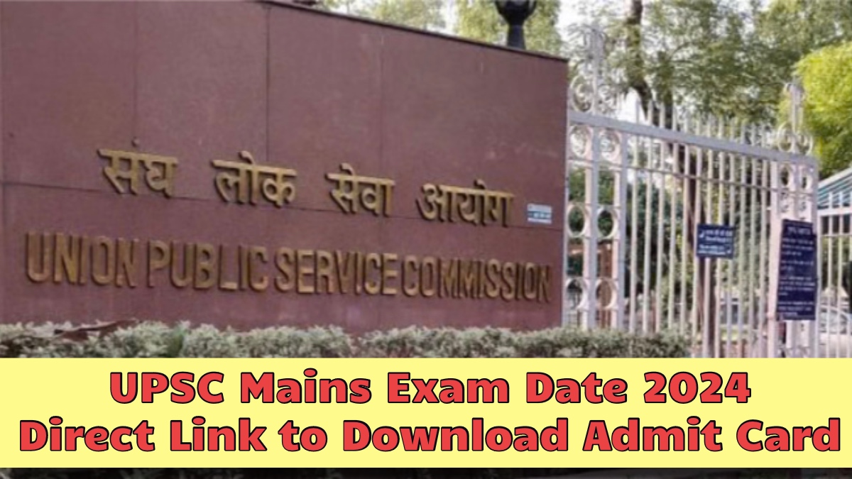 UPSC Mains Exam Date