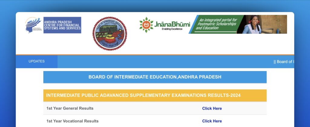 Inter 1st year Supplementary Result