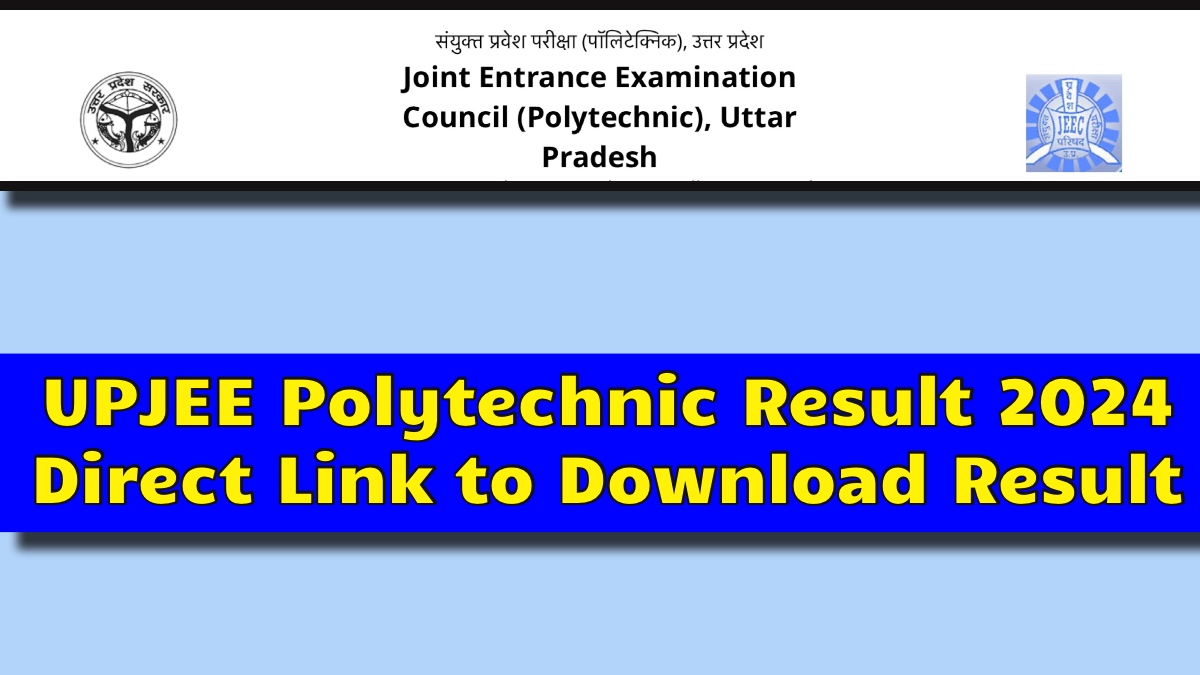 UPJEE Polytechnic Result