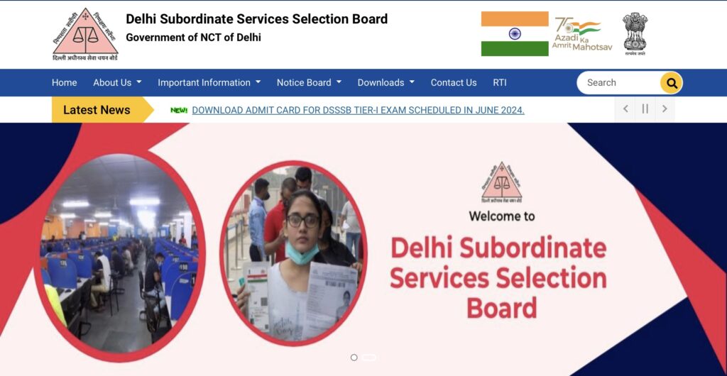 DSSSB MTS Exam Date
