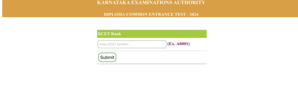 DCET Result