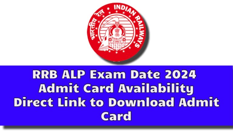 RRB ALP Exam Date