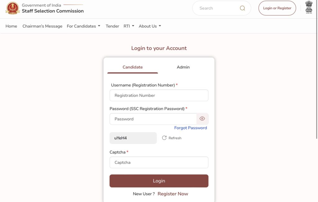SSC CGL Registration