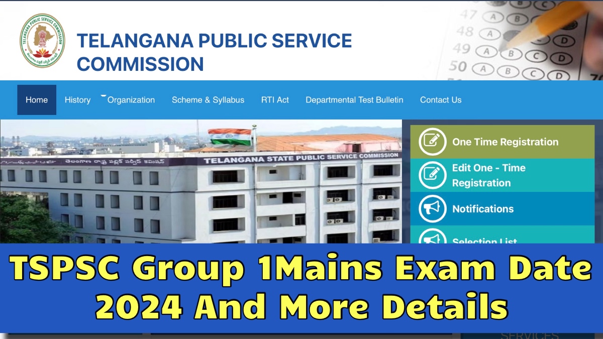 TSPSC Group 1Mains Exam Date
