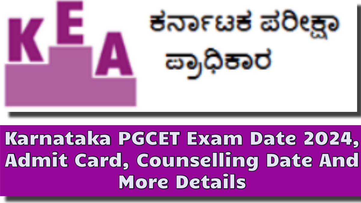 Karnataka PGCET Exam Date