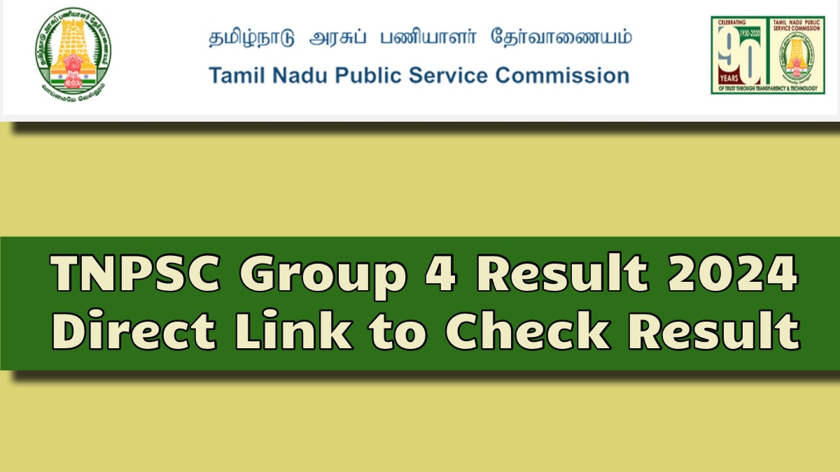 TNPSC Group 4 Result