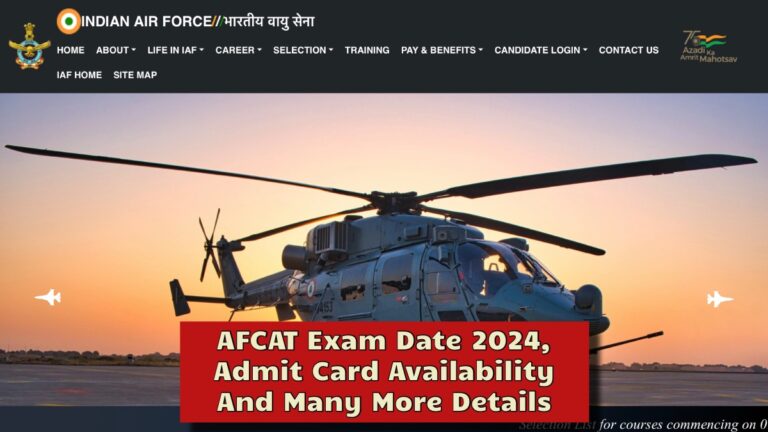 AFCAT Exam Date