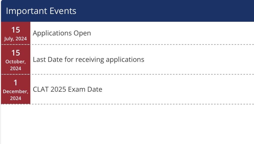 CLAT Exam Date