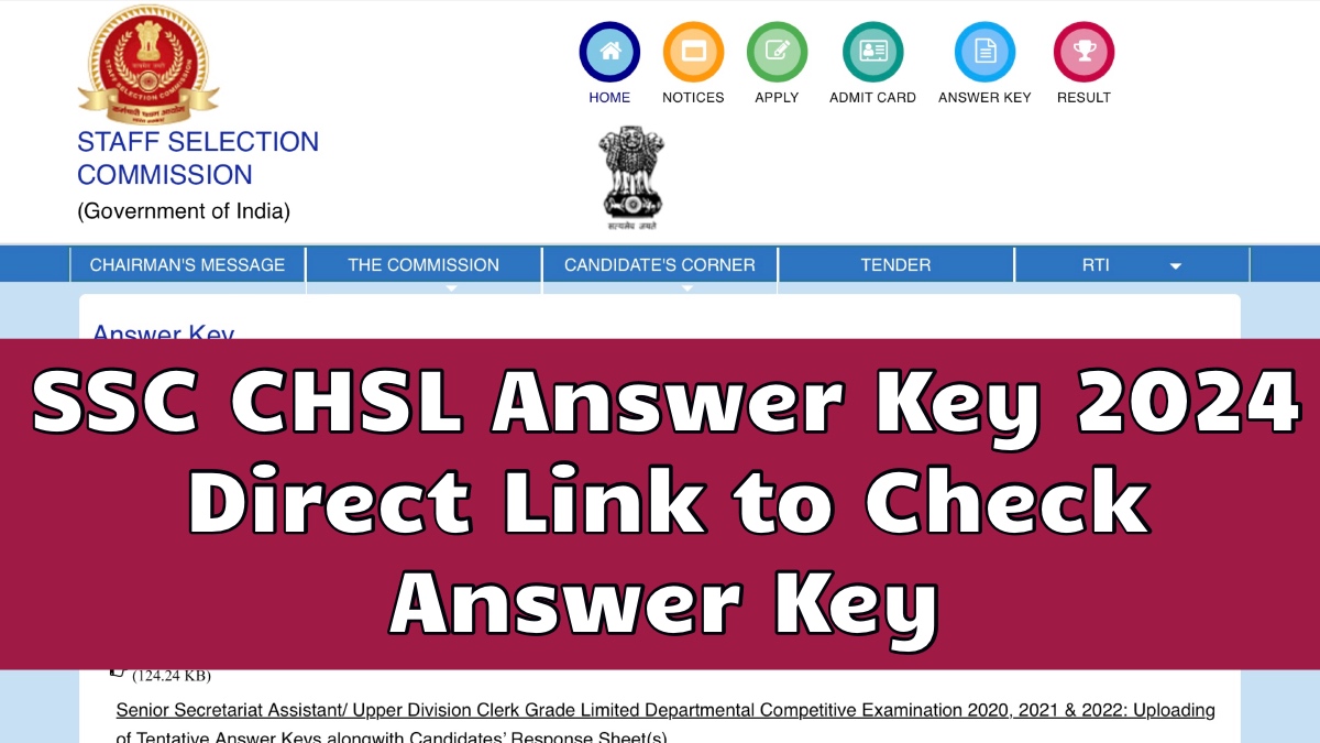 SSC CHSL Answer Key