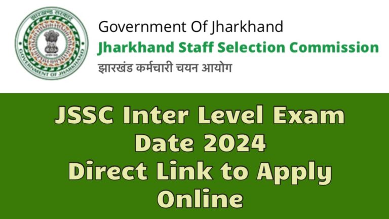 JSSC Inter Level Exam Date