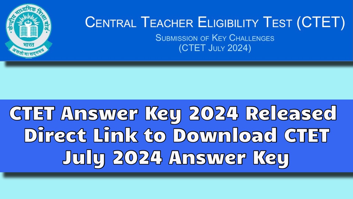 CTET Answer Key