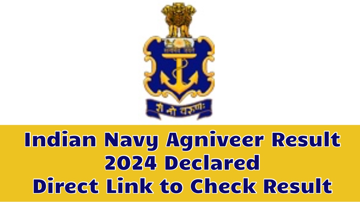Indian Navy Agniveer Result
