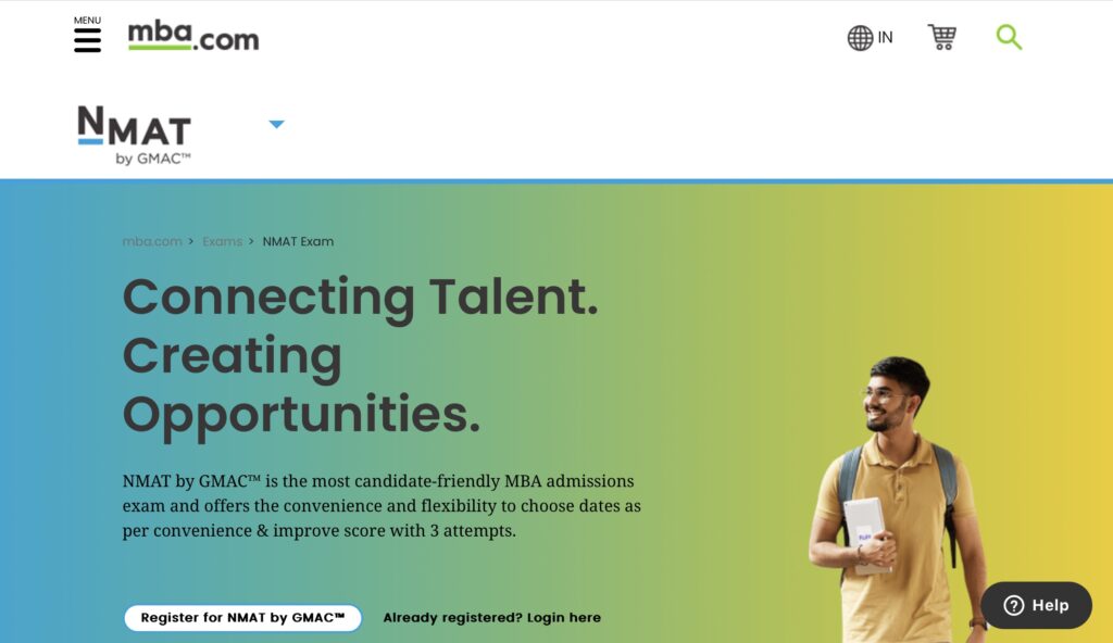 NMAT Exam Admit Card