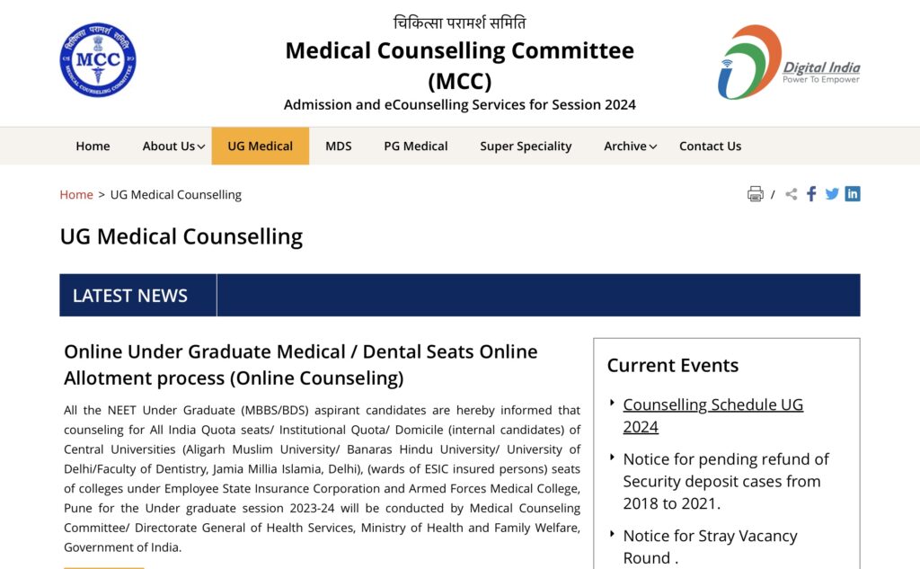 NEET UG Counselling
