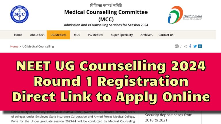 NEET UG Counselling
