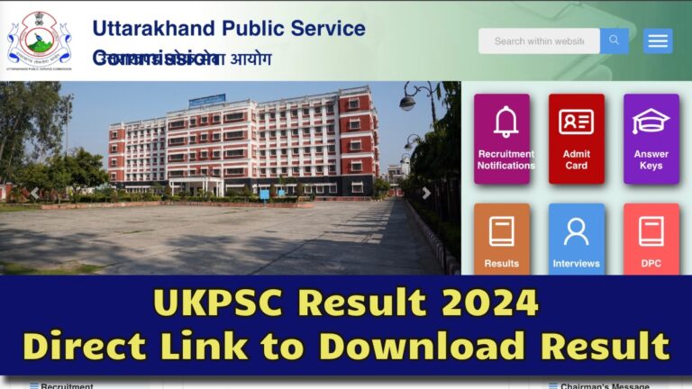 UKPSC Result