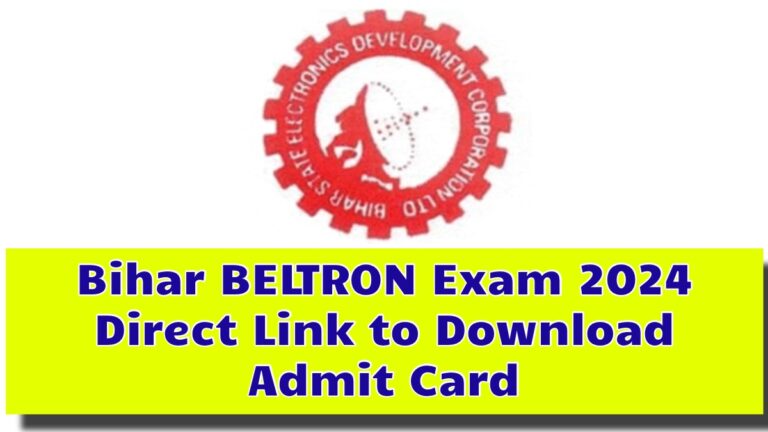 Bihar BELTRON Exam