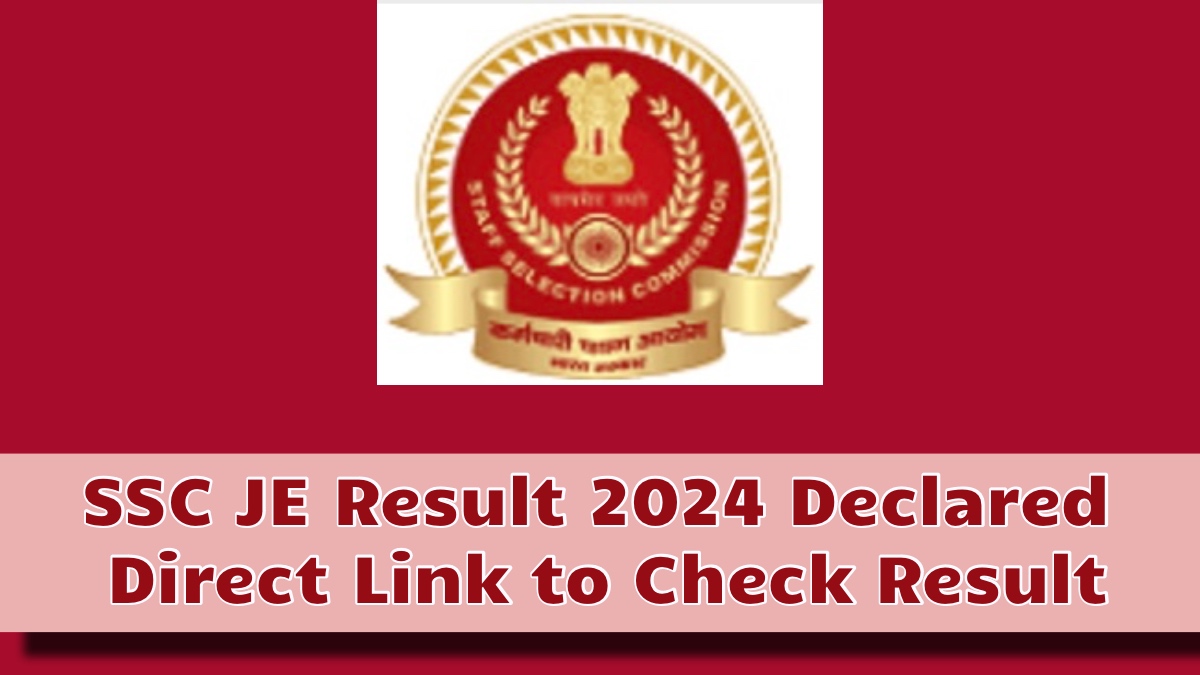 SSC JE Result