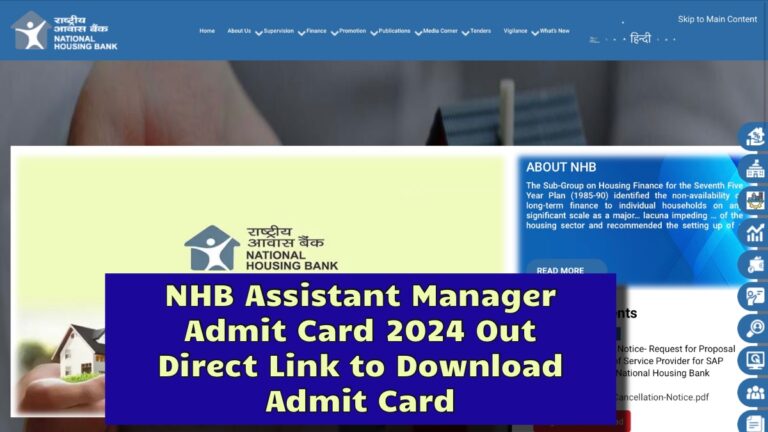 NHB Assistant Manager