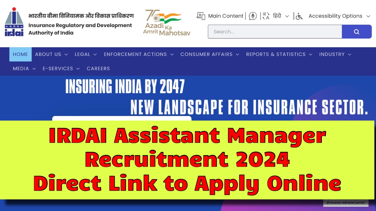 IRDAI Assistant Manager
