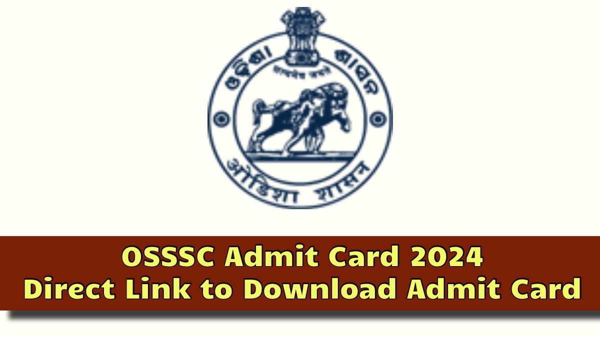OSSSC Admit Card