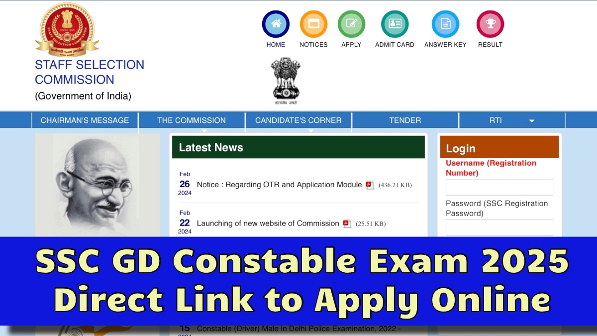 SSC GD Constable Exam