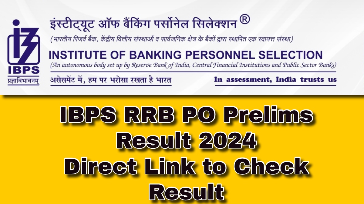IBPS RRB PO Prelims Result