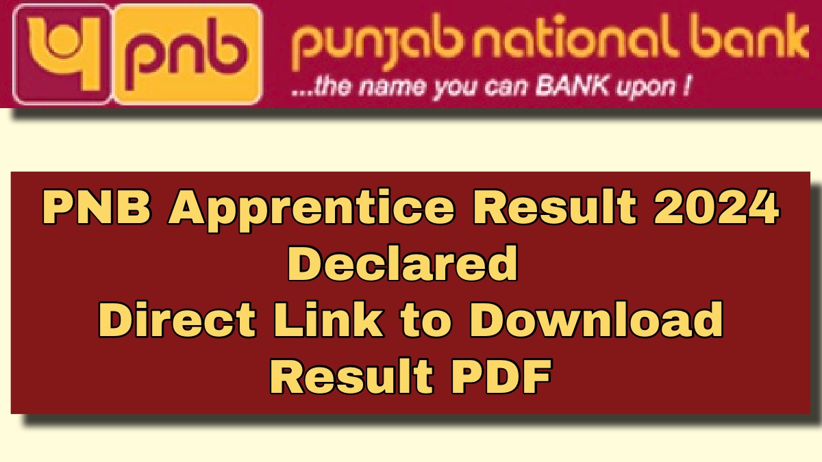 PNB Apprentice Result