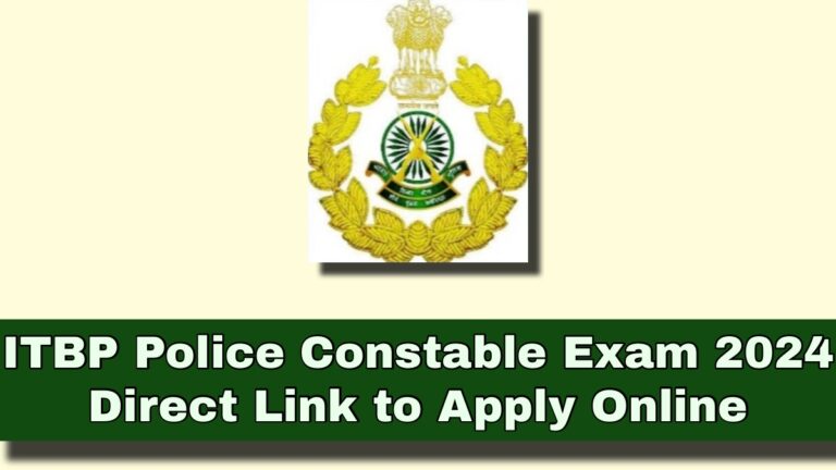 ITBP Police Constable Exam