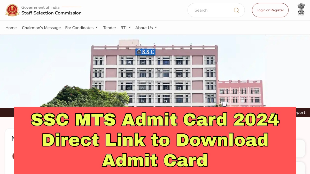 SSC MTS Admit Card