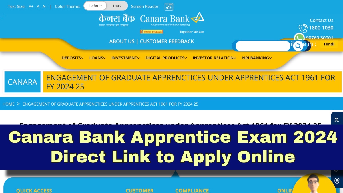 Canara Bank Apprentice Exam