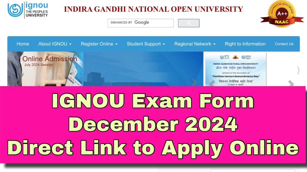 IGNOU Exam Form December
