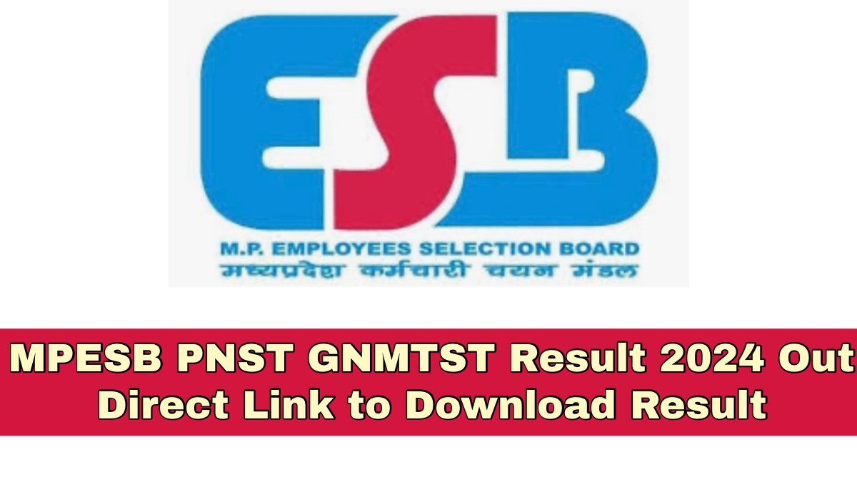 MPESB PNST GNMTST Result