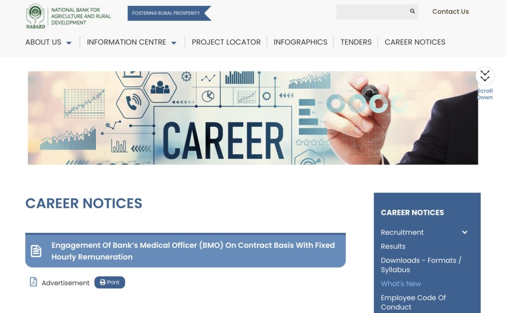 NABARD Office Attendant Exam Online Registration