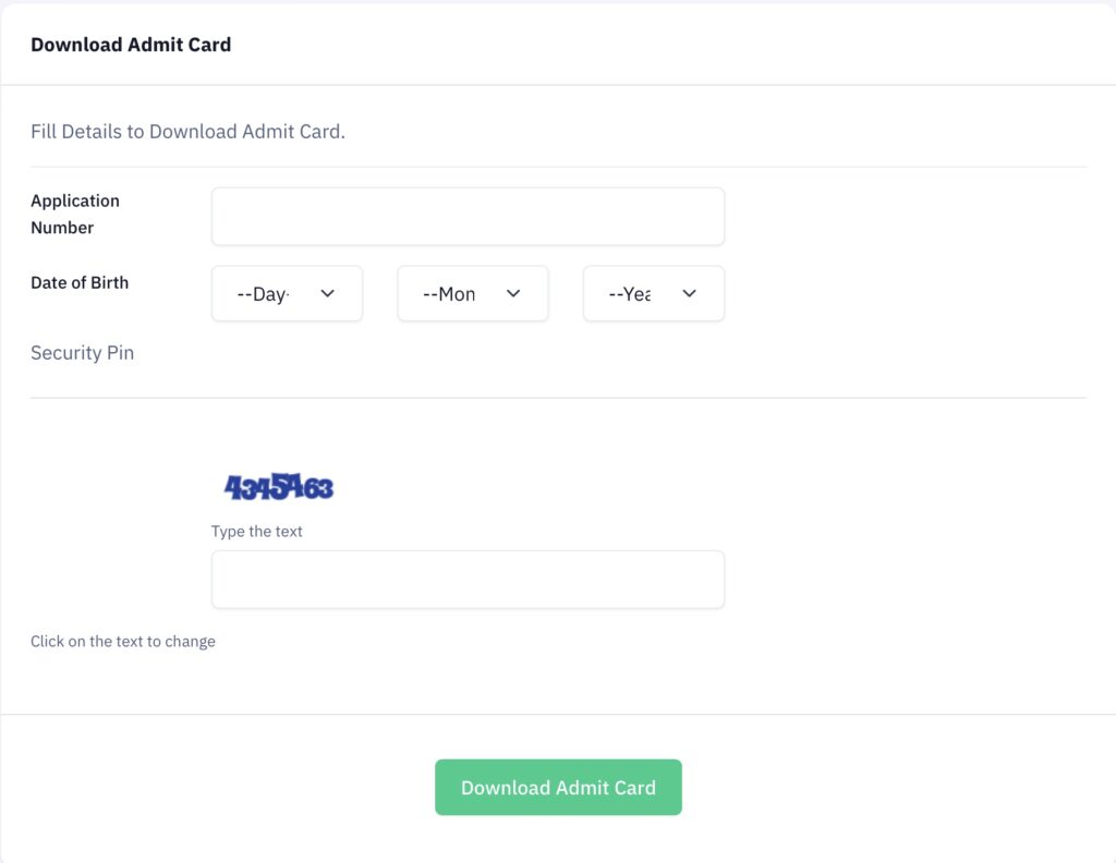 CUET PG Admit Card