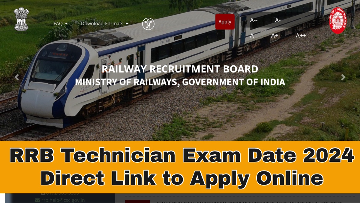 RRB Technician Exam Date