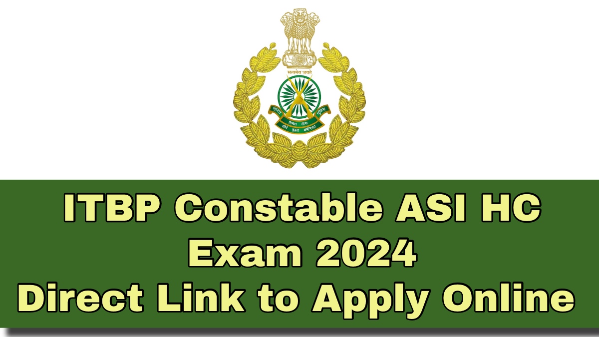 ITBP Constable ASI HC Exam