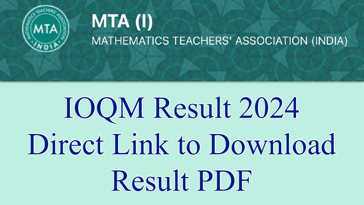 IOQM Result