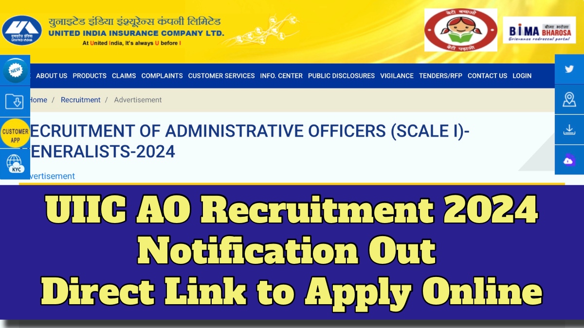 UIIC AO Recruitment