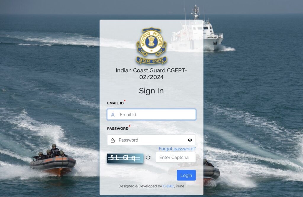 ICG Navik GD Result