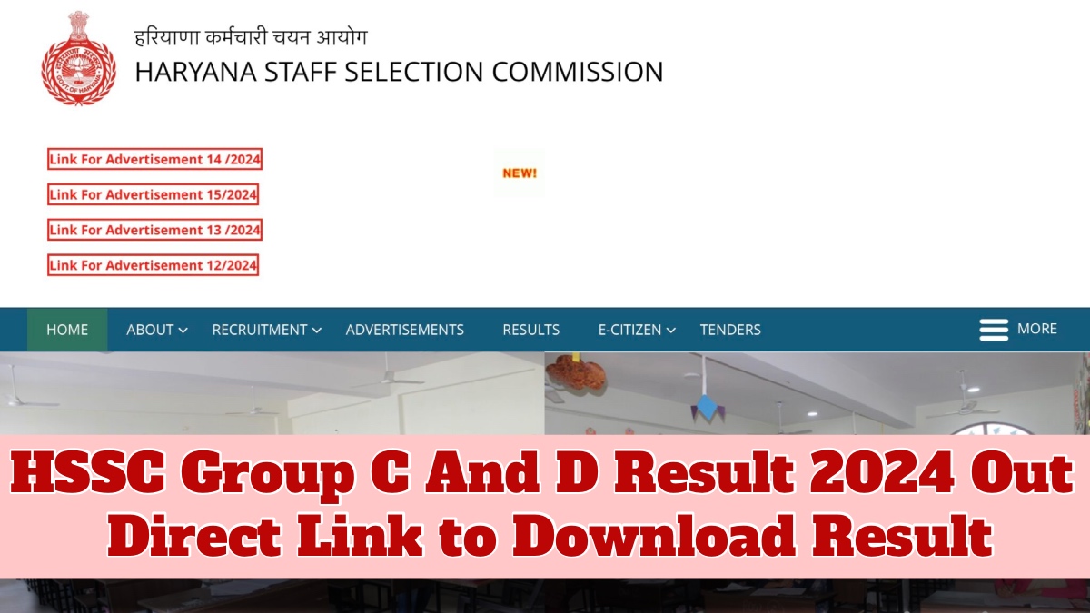 HSSC Group C And D Result