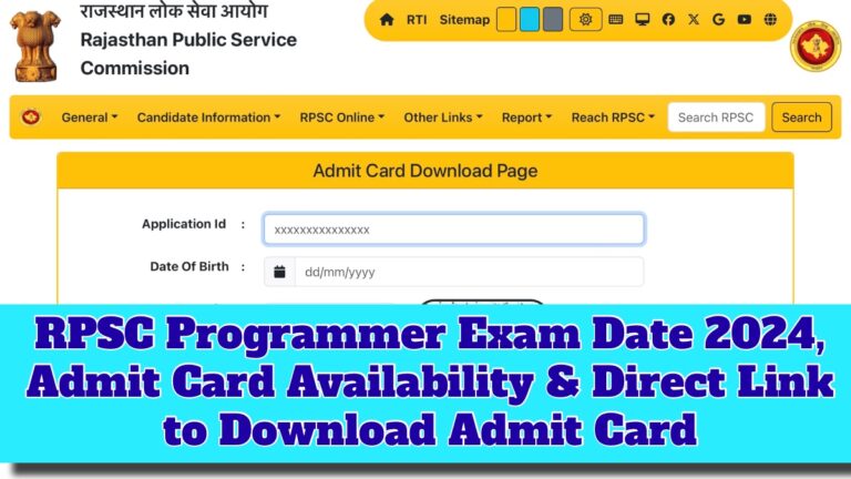 RPSC Programmer Exam