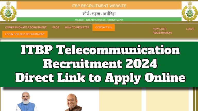 ITBP Telecommunication Recruitment