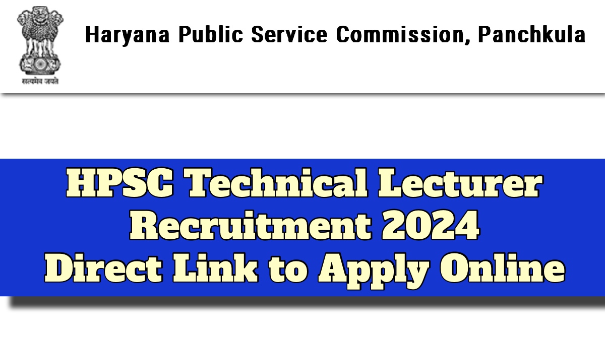 HPSC Technical Lecturer Recruitment