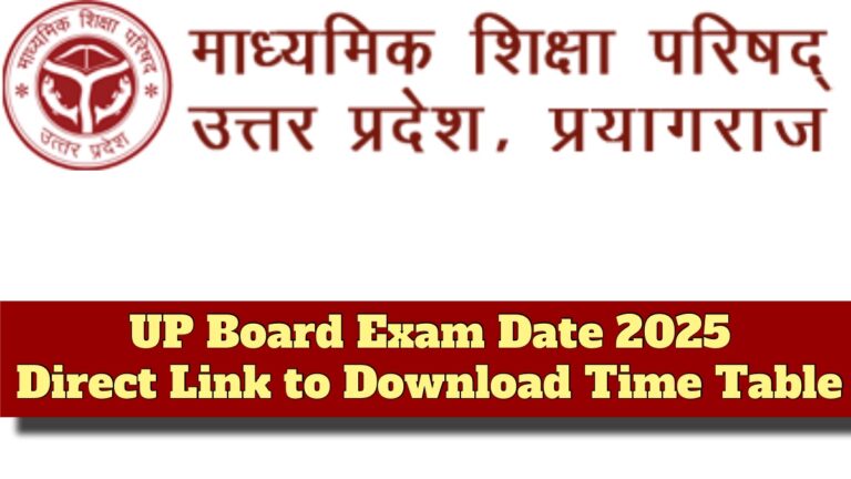 UP Board Exam Date